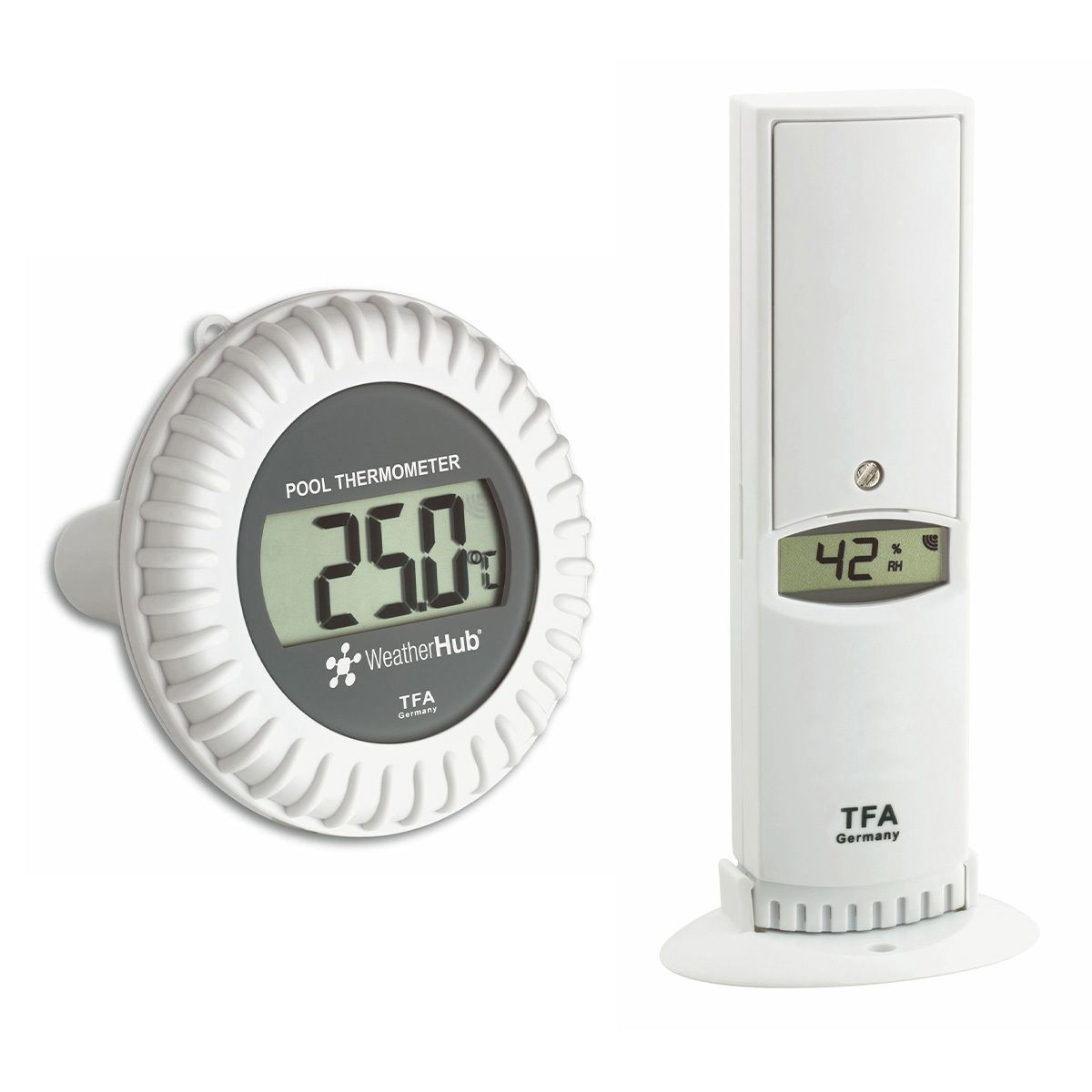 TFA WeatherHub Smart home milieu-sensoren Wit