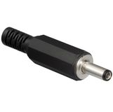 Goobay Soldeerbare DC plug 1,3 x 3,4 (9mm lang) met knikbeschermer