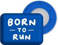 Bibbits hardloopmagneten | Born To Run Blue