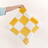 Heya Home Cozee Geruite Faux Fur Feather Gevuld Kussen