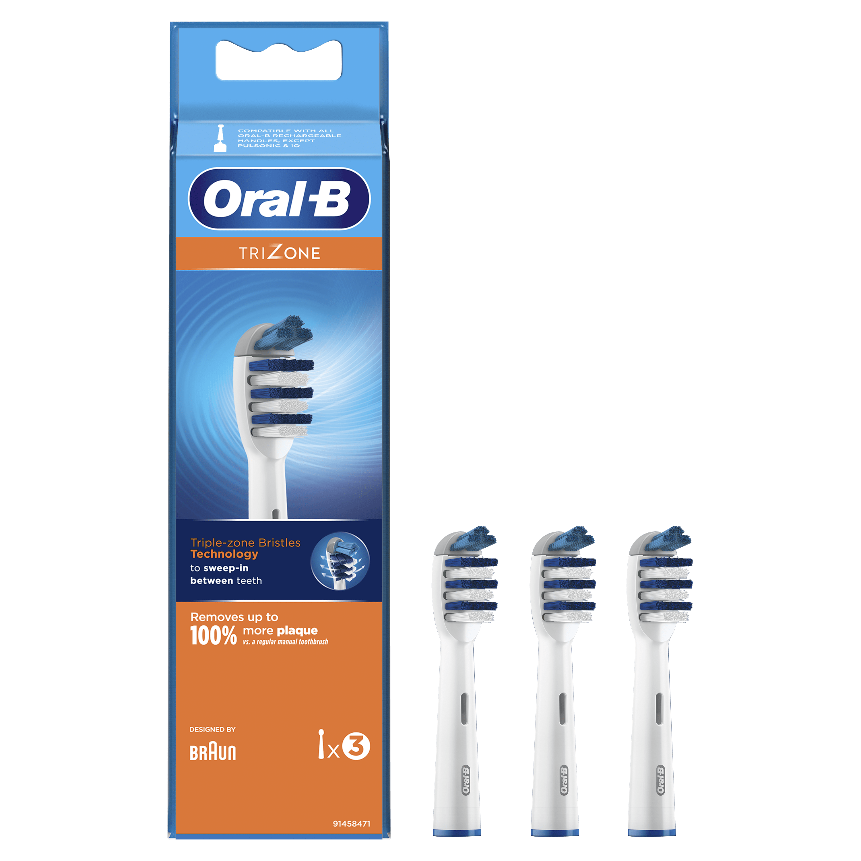 Oral-B Trizone Opzetborstel, Verpakking Van 3 Stuks Opzetborstel Kopen ...