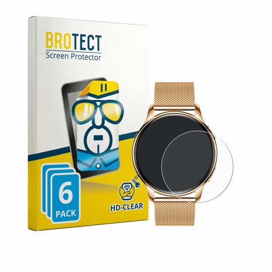 BROTECT - Screenprotector voor Siltcon Aurea SI151 - Folie Beschermfolie transparant 6 Stuks