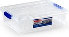 PLASTICFORTE Opbergbox met deksel - 0,5 liter - transparant - kunststof