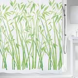 Spirella Douchegordijn Ring Polyester Groen, Wit 240 x 180 cm