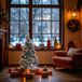 RTM Lighting Pop-up kerstboom 45 cm met sneeuw en 25 LED’s