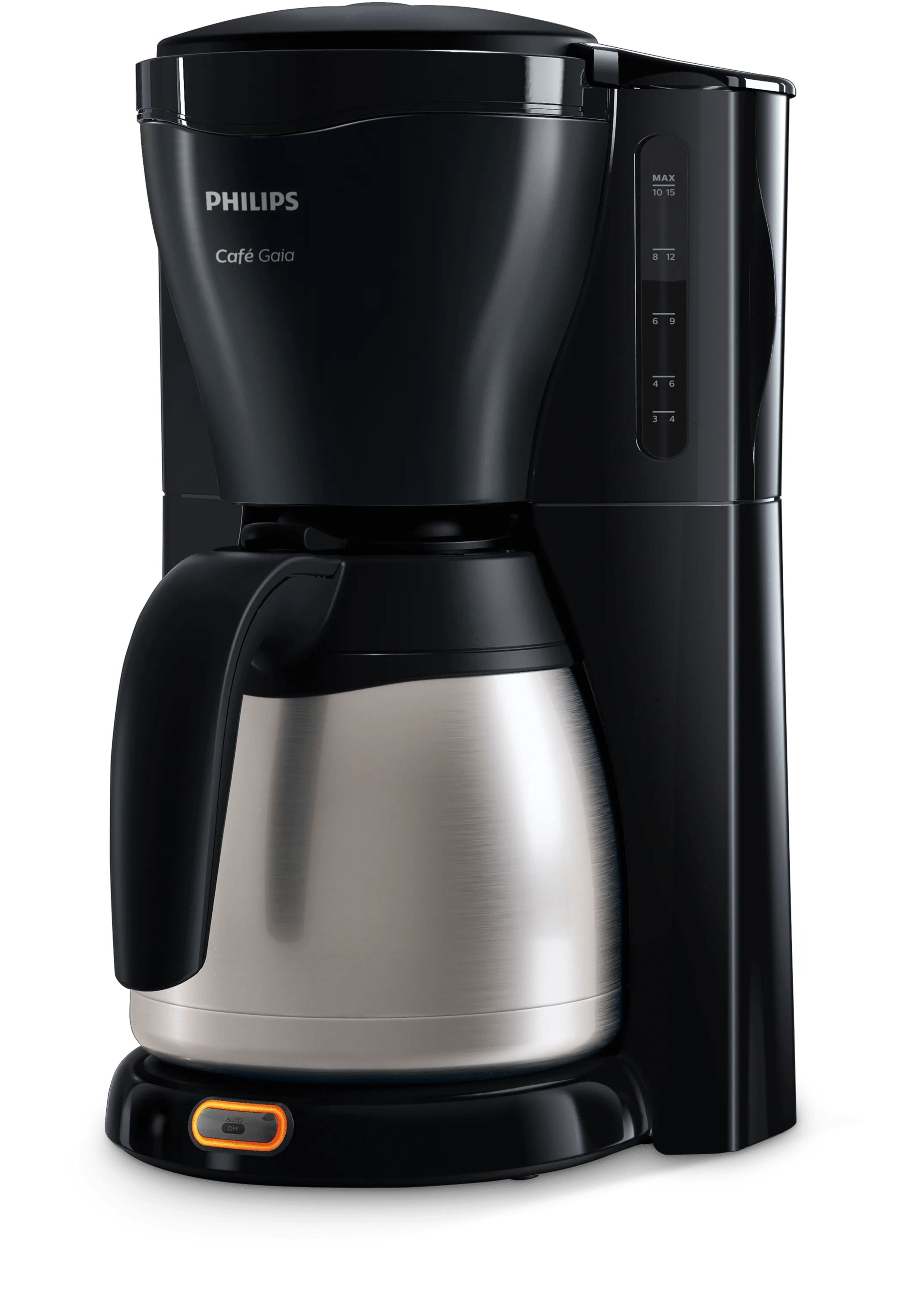 Philips Café Gaia HD7544/20 - Zwart Koffiezetapparaat - 8 Kopjes