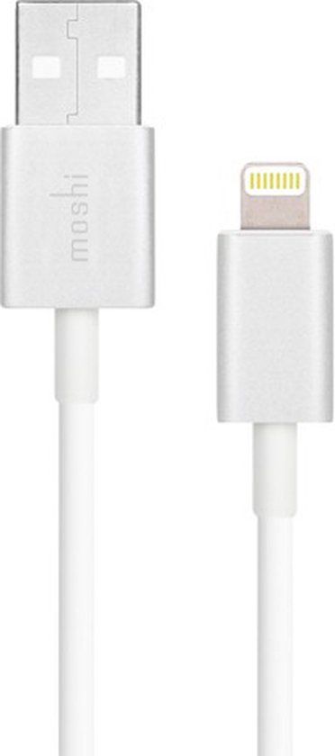 Moshi Oplader USB naar Apple Lightning Wit 1 meter