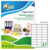 Tico PG4-6128 etiketten, rechthoekig, 100 FF, 61 x 28, wit