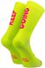 Sporcks Hardloopsokken Keep Going Unisex Geel Nylon Vocht absorberend 41-43