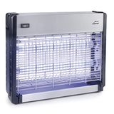 Lacor 39134 Matamoscas Capter, Lámpara antimosquitos, Eléctrico 100% Eficiente, 26 W, Área: 80 m2, 38,5 x 9 x 31 cm, metaal, roestvrij staal
