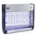 Lacor 39134 Matamoscas Capter, Lámpara antimosquitos, Eléctrico 100% Eficiente, 26 W, Área: 80 m2, 38,5 x 9 x 31 cm, metaal, roestvrij staal
