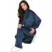 Makadamia Ensemble en velours à pantalon large femme M953