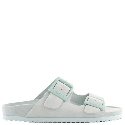 Colors of California suède slippers lichtblauw