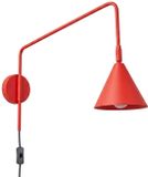 Sollux Lighting Wandlamp NOX met lange arm en kegelvormige kap