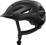 ABUS Urban-I 4.0 Velvet Noir M 54-58cm - Casque de ville avec feu arrière rechargeable