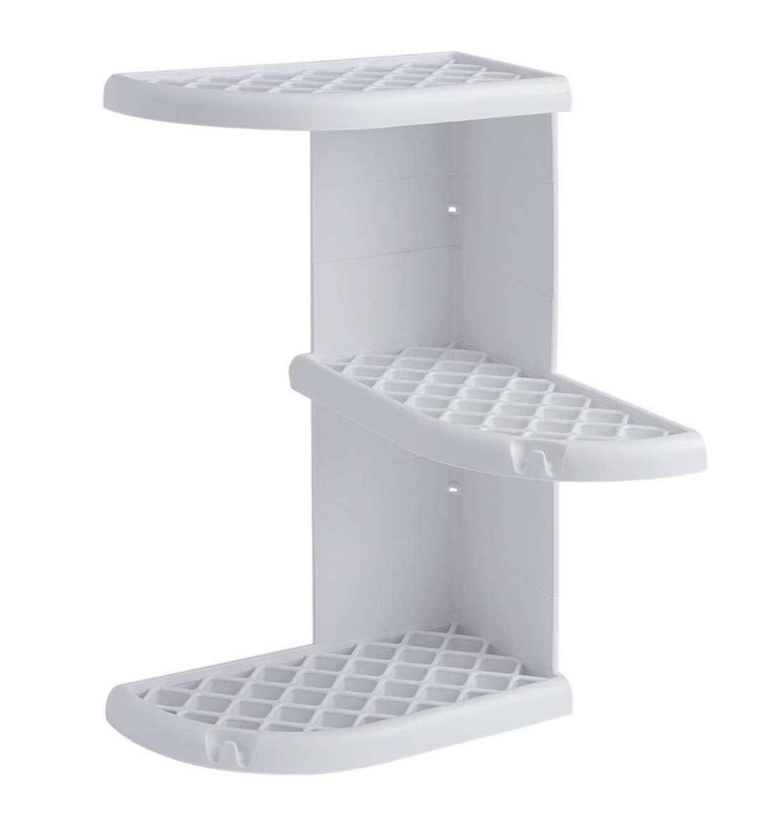 Sapho Gedy Oscar - Hoekplanchet voor douche - 230x375x230 mm - Wit