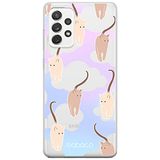 ERT GROUP mobiel telefoonhoesje voor Samsung A52 5G / A52 LTE 4G / A52S 5G origineel en officieel erkend Babaco patroon Cats 015 aangepast aan de vorm van de mobiele telefoon, gedeeltelijk bedrukt
