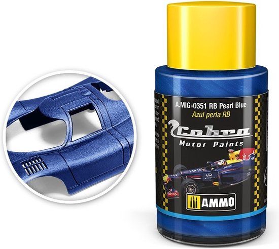 AMMO MIG 0351 Cobra Motor Paints - RB Pearl Blue - Matt - Acryl - 30ml