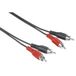 Hama 00205085 audio kabel 1,5 m 2 x RCA Zwart