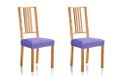 Martina Home Emilia Pack Stoelbekledingset voor stoel, stof 24x30x6 cm Paars