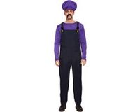 Henbrandt Waluigi Kostuum Paars S