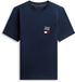 Tommy Hilfiger T-shirt Homme Coton Manches Courtes M Bleu