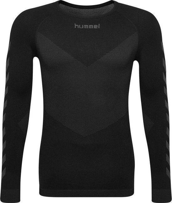 Hummel First Seamless Jersey LS Men - Black - M/L