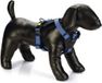 Beeztees Harnais Premium Parinca Y-harnais - Harnais pour chien - Fermeture à clic - Avec verrou - Nylon - Bleu - 59-67cmx25mm