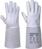 Portwest Premium Handschoen voor TIG-Lassen - Grijs - XL