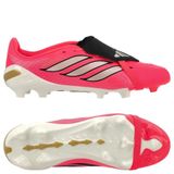 adidas Predator League Fold-over Tongue Fg Road To Glory - Solar Turbo/thermal Chrome/zwart Kids - Natuurgras (Fg), maat 30½