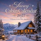 Snowy Cabin Calendar 2027
