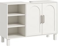 Homcom Badkamermeubel MDF 90x30x63cm Crème