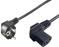 Microconnect PE010510 elektriciteitssnoer Zwart 1 m CEE7/7 C13 stekker