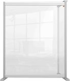 Nobo Bureauscherm uitbreidingspaneel Modulair transparant acryl 800x1000mm