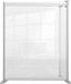 Nobo Bureauscherm uitbreidingspaneel Modulair transparant acryl 800x1000mm