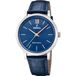 Festina Heren Solar Energy Blauw Leder Band Polshorloge
