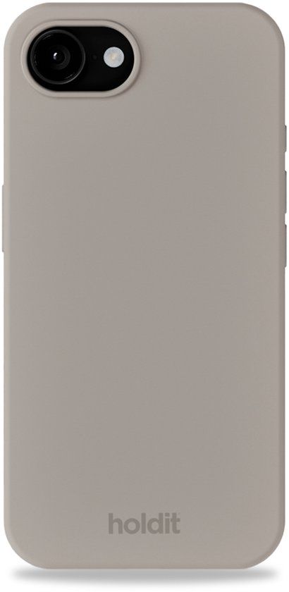 Holdit Silicone Case geschikt voor Apple iPhone 17e / 16e - Taupe