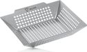 BBQ-Toro panier à grill en acier inoxydable, 30 x 30 x 5,5 cm, plat à grill pour grill à gaz