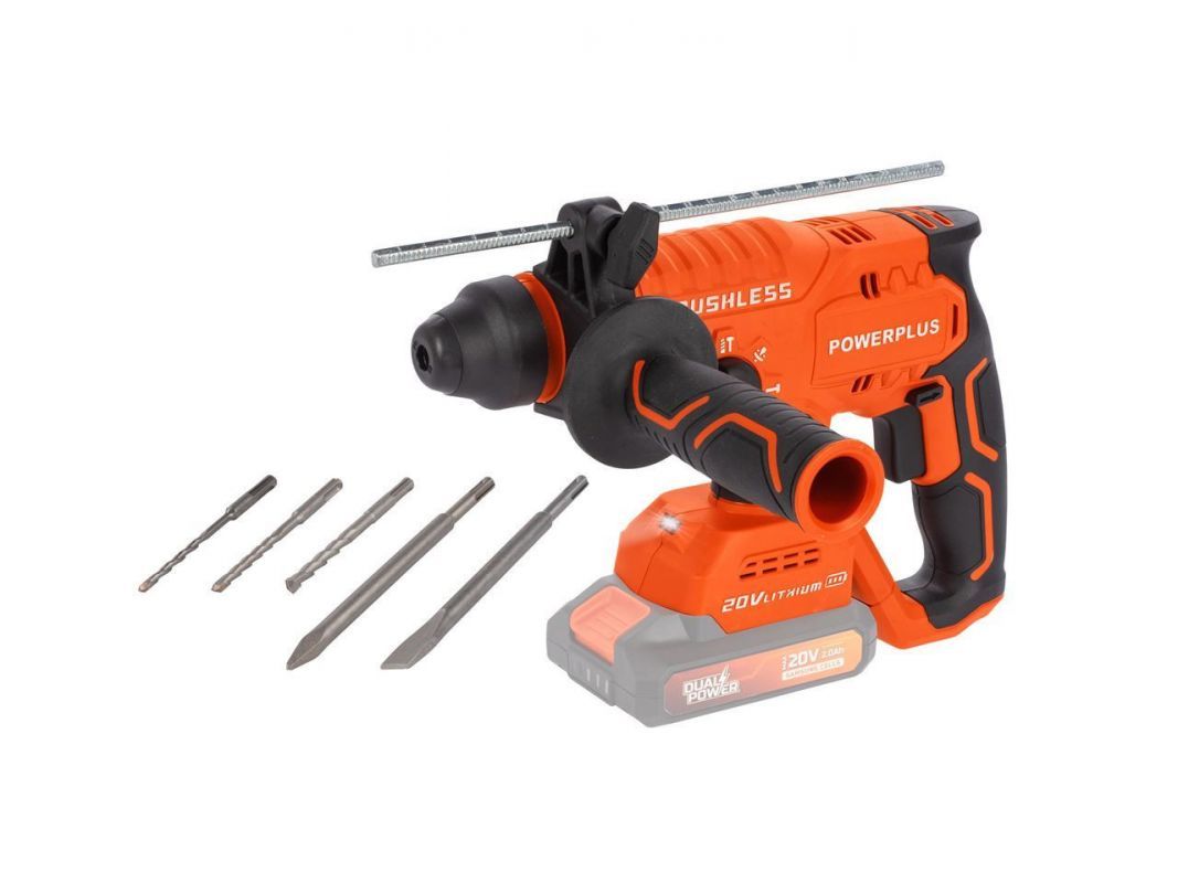 Powerplus Dual Power POWDP15630 20V Accu Boorhamer - Zonder Accu