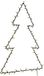 vidaXL Kerstboom Silhouet Kerstverlichting 115 LEDs Warm Wit