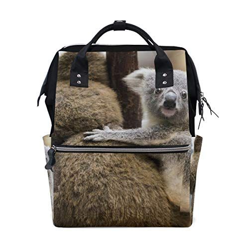 MONTOJ Australian Animal Koala canvas Reistas Campus Rugzak - 5701637647105