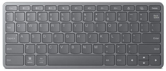 Lenovo KB331U Universele draadloze toetsenbord AZERTY Mat grijs
