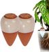 Merkloos Relaxdays Waterdruppelaars - set van 2 - 350 ml - keramiek - terracotta-beige