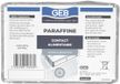 GEB Paraffine contact met levensmiddelen, waterdicht maken van poreuze oppervlakken, smeermiddel, kunst en decoratie. Geurloos, verpakking van 500 g (2 x 250 g)