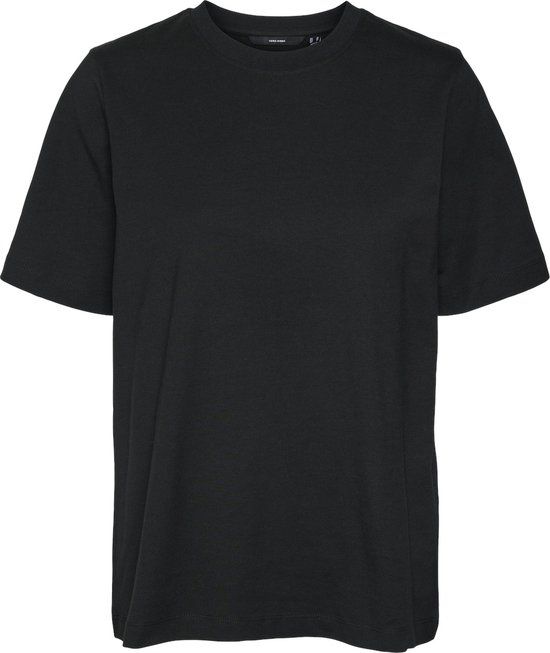 Vero Moda VMDEMI SS O-NECK TOP JRS NOOS - Black - Women's T-shirt - Size M