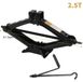 Cric 2,5 tonne - Cric mécanique à ciseaux - Hauteur de levage 10–39 cm - Pliable - Acier - Dimensions 41,5 × 9 cm - Utilisable pour la réparation automobile