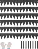 Vevor 6x Gazonrand 1016x152,4x1,5mm Zwart