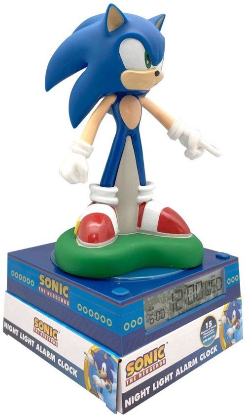 Sonic the Hedgehog Nachtlamp Wekker Jongens
