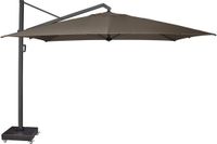Platinum Icon Premium Zweefparasol 400x300 cm Havana