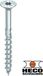 Heco TOPIX-plus schroeven RVS A2 TORX TX-20 platverzonken kop 4,5 x 80 mm 200 stuks